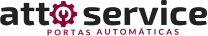 A logo for atto service portas automaticas